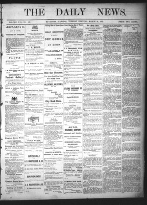 Kingston News (1868), 12 Mar 1872