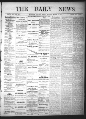 Kingston News (1868), 15 Mar 1872