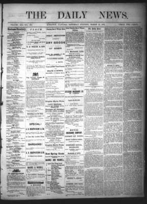 Kingston News (1868), 16 Mar 1872