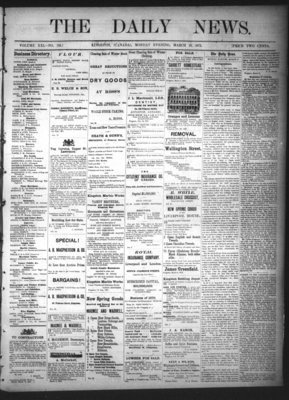 Kingston News (1868), 18 Mar 1872