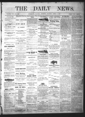 Kingston News (1868), 2 Apr 1872