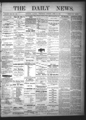 Kingston News (1868), 10 Apr 1872