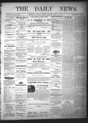 Kingston News (1868), 12 Apr 1872