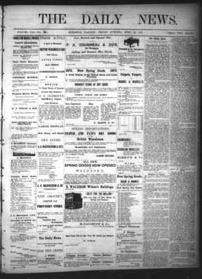 Kingston News (1868), 26 Apr 1872