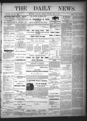 Kingston News (1868), 3 May 1872