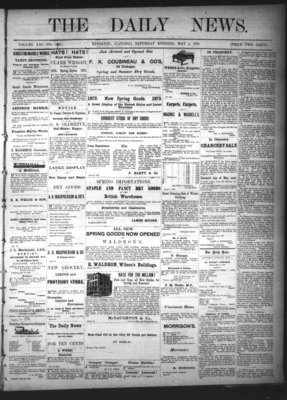 Kingston News (1868), 4 May 1872