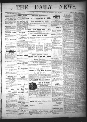 Kingston News (1868), 9 May 1872