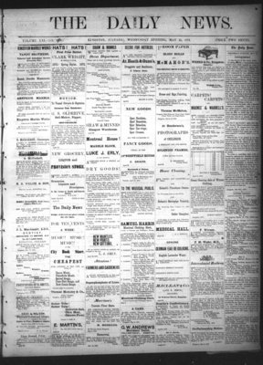 Kingston News (1868), 15 May 1872