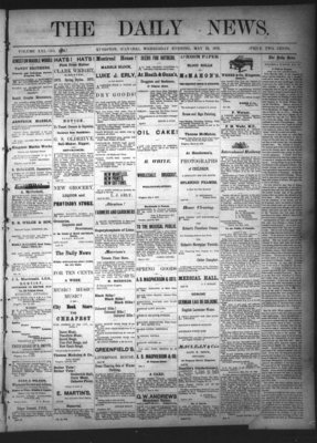 Kingston News (1868), 22 May 1872