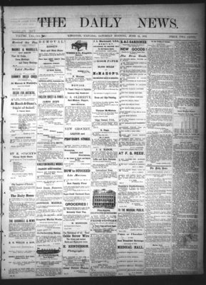 Kingston News (1868), 15 Jun 1872