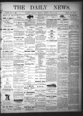 Kingston News (1868), 27 Jun 1872