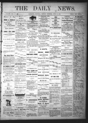 Kingston News (1868), 8 Jul 1872