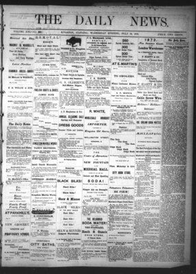 Kingston News (1868), 10 Jul 1872