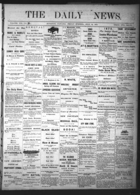 Kingston News (1868), 12 Jul 1872