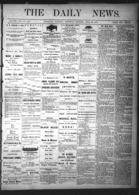 Kingston News (1868), 20 Jul 1872