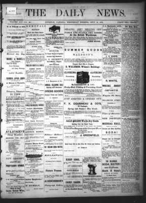 Kingston News (1868), 31 Jul 1872