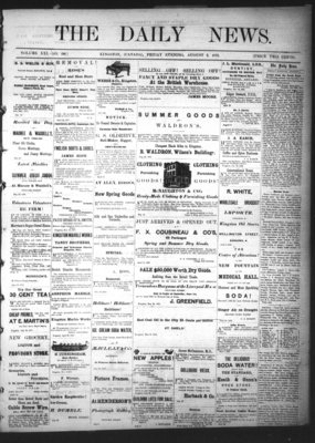 Kingston News (1868), 2 Aug 1872