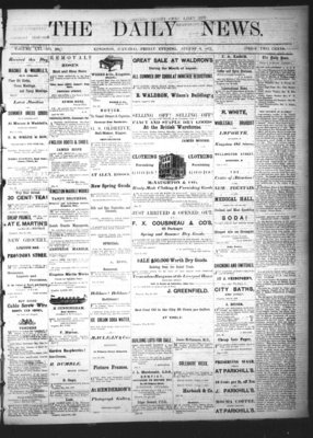 Kingston News (1868), 9 Aug 1872