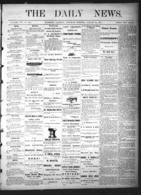 Kingston News (1868), 24 Aug 1872