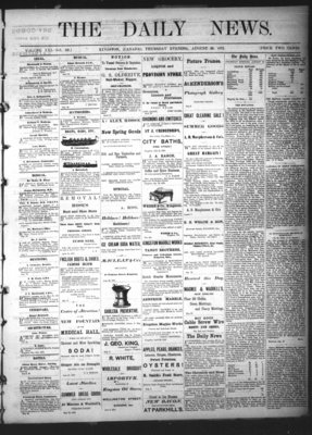 Kingston News (1868), 29 Aug 1872