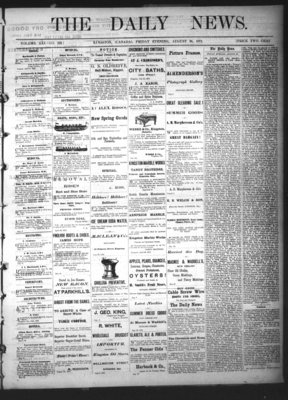 Kingston News (1868), 30 Aug 1872