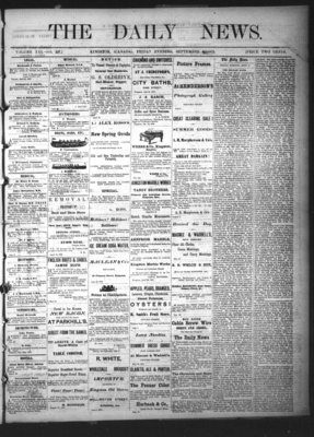 Kingston News (1868), 6 Sep 1872