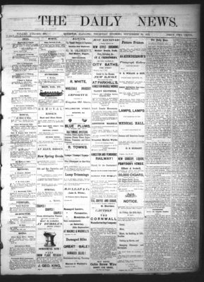 Kingston News (1868), 19 Sep 1872