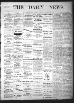 Kingston News (1868), 24 Sep 1872