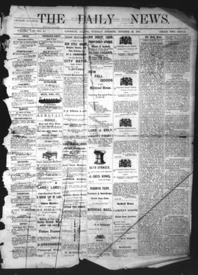 Kingston News (1868), 22 Oct 1872