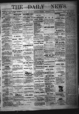 Kingston News (1868), 17 Dec 1872