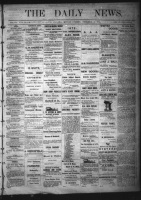 Kingston News (1868), 23 Dec 1872