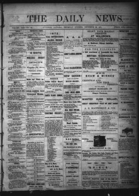 Kingston News (1868), 26 Dec 1872