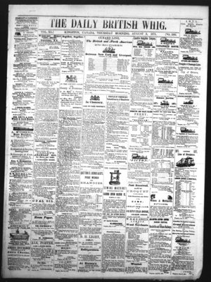 Daily British Whig (1850), 3 Aug 1871