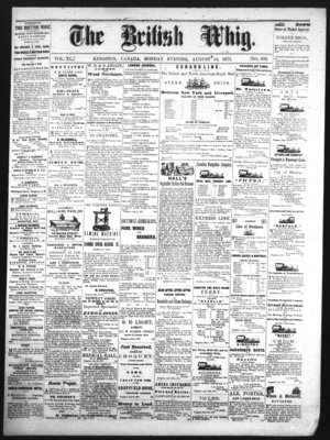 Daily British Whig (1850), 14 Aug 1871