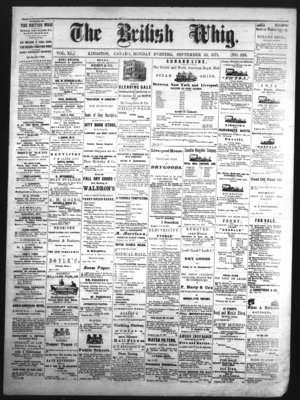 Daily British Whig (1850), 25 Sep 1871