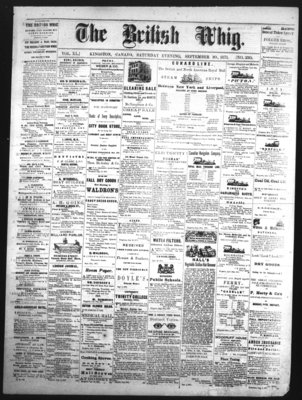 Daily British Whig (1850), 30 Sep 1871