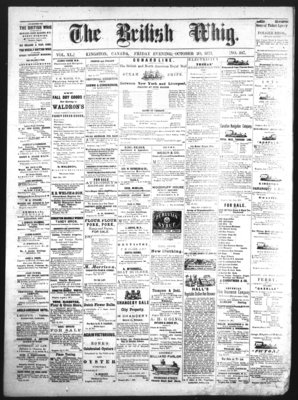 Daily British Whig (1850), 20 Oct 1871