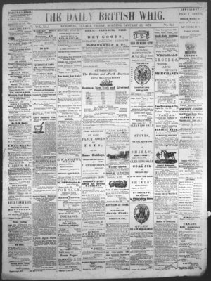 Daily British Whig (1850), 27 Jan 1871