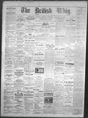 Daily British Whig (1850), 26 Jan 1872