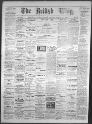 Daily British Whig (1850), 29 Jan 1872