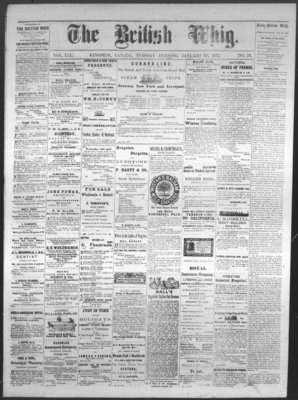 Daily British Whig (1850), 30 Jan 1872