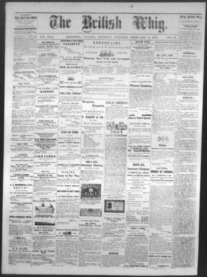 Daily British Whig (1850), 6 Feb 1872