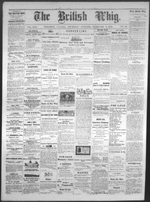 Daily British Whig (1850), 8 Feb 1872