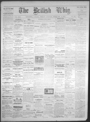 Daily British Whig (1850), 9 Feb 1872