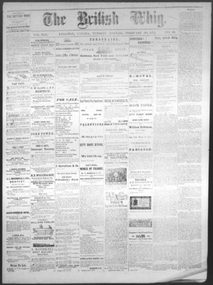 Daily British Whig (1850), 20 Feb 1872