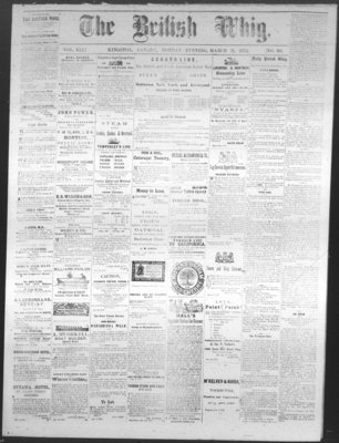 Daily British Whig (1850), 11 Mar 1872