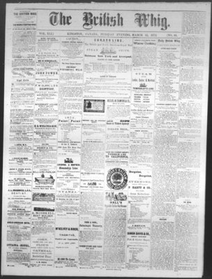 Daily British Whig (1850), 12 Mar 1872