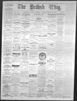 Daily British Whig (1850), 26 Mar 1872