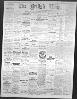 Daily British Whig (1850), 28 Mar 1872