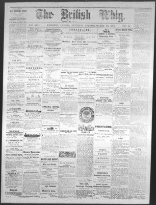 Daily British Whig (1850), 30 Mar 1872